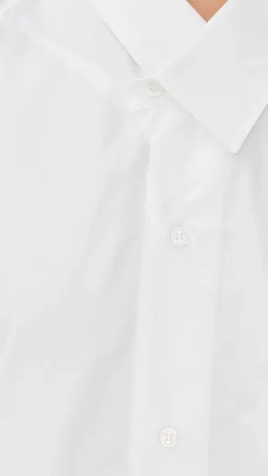 Meryll Rogge Boule Dress with Jersey Sleeves White | Thumbnail 6