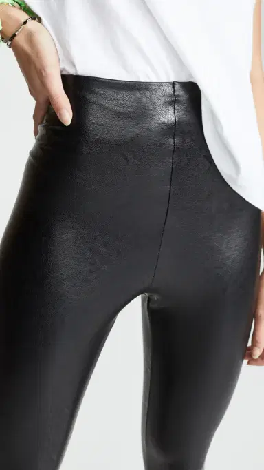 Commando Perfect Control Faux Leather eggings Black | Thumbnail 6