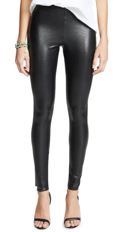 Commando Perfect Control Faux Leather eggings Black | Thumbnail 1