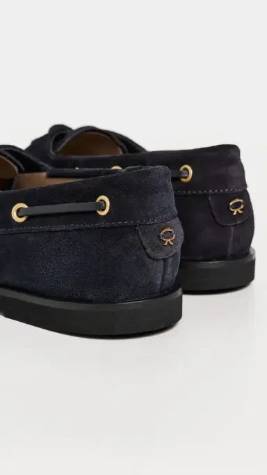 Gianvito Rossi The Vande Boat Shoes Dark Blue | Thumbnail 4
