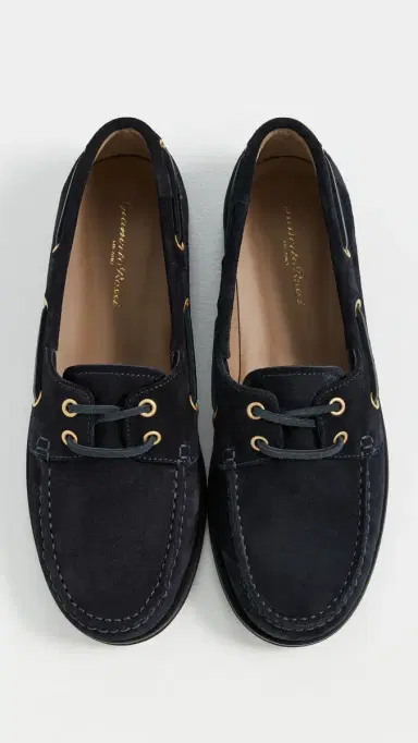 Gianvito Rossi The Vande Boat Shoes Dark Blue | Thumbnail 5