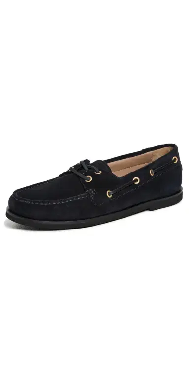 Gianvito Rossi The Vande Boat Shoes Dark Blue | Thumbnail 1