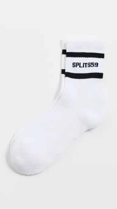 Splits59 Logo Stripe Quarter Socks | Thumbnail 2
