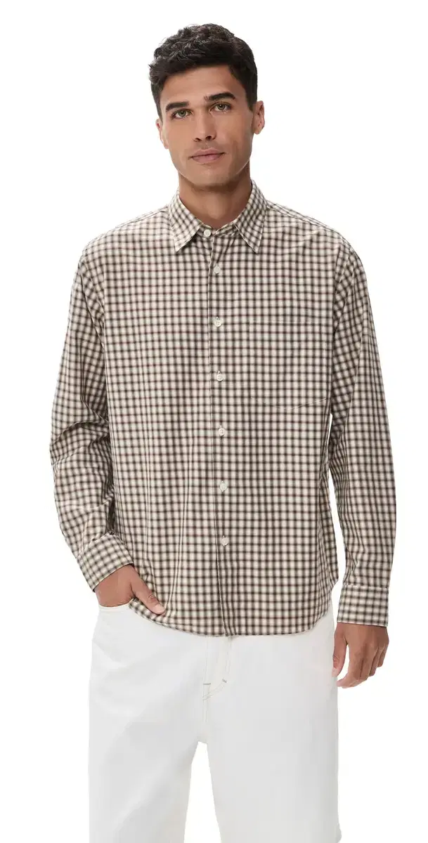 Weekend Flannel Shirt In Park Check orel ulti