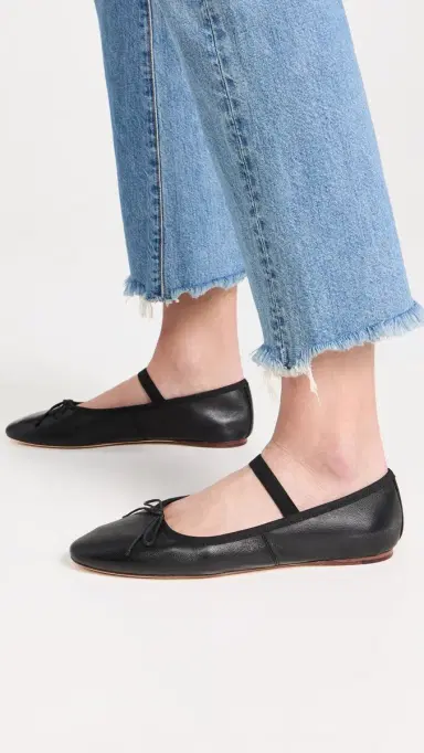 Loeffler Randall Leonie Ballet Flats Black 9 | Thumbnail 4