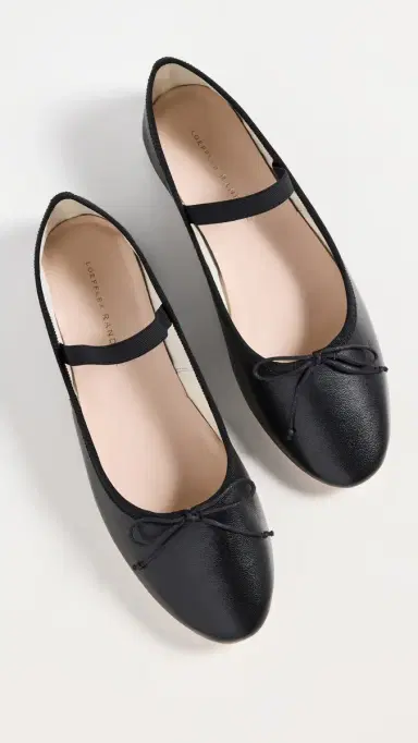 Loeffler Randall Leonie Ballet Flats Black 9 | Thumbnail 6