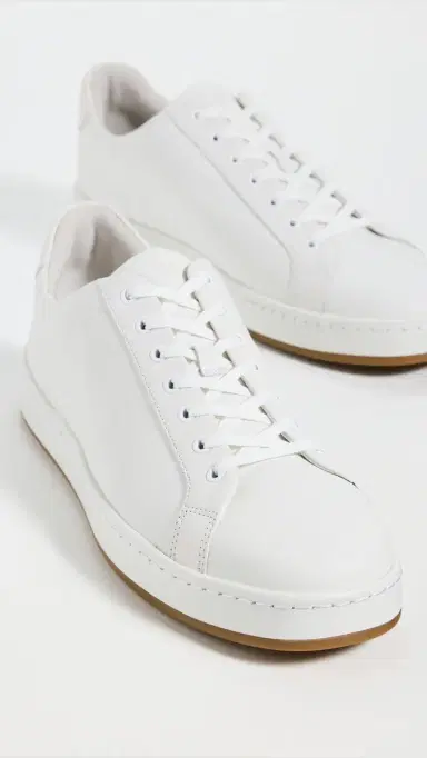 Allen Edmonds Barnes Sneakers White 8 | Thumbnail 4