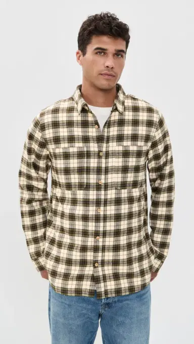 McTavish House Check Flannel Shirt Green ulti | Thumbnail 2