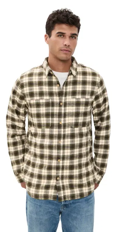 McTavish House Check Flannel Shirt Green ulti | Thumbnail 1
