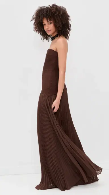 Alexis Sunniva Dress Brown | Thumbnail 4