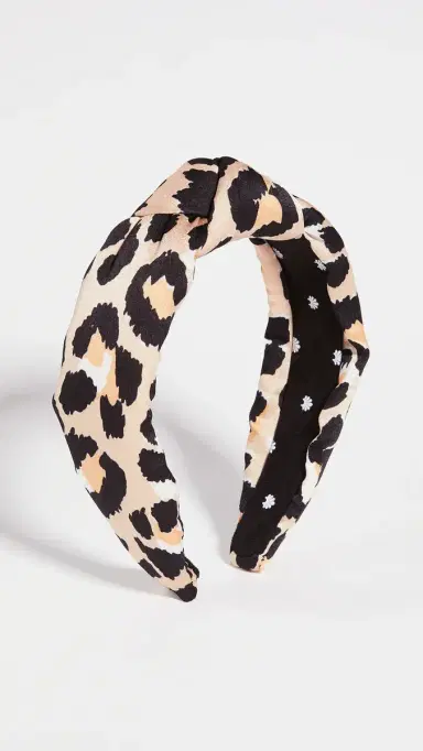Lele Sadoughi Silk Leopard Knotted Headband | Thumbnail 2 Lele Sadoughi Silk Leopard Knotted Headband | Thumbnail 2