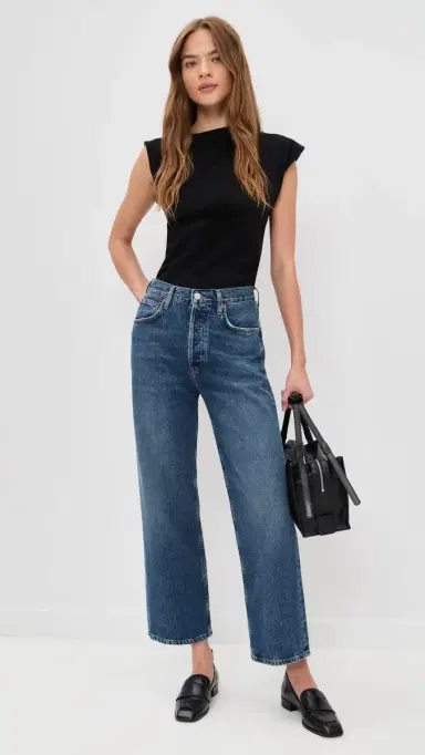 AGOLDE Ren: High Rise Wide Leg Jeans Control 24 | Thumbnail 3 AGOLDE Ren: High Rise Wide Leg Jeans Control 24 | Thumbnail 3