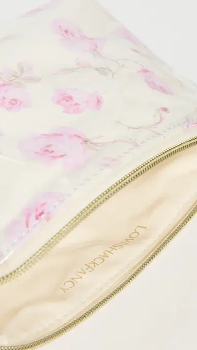 LoveShackFancy Small Travel Pouch Sterling Dusk One Size | Thumbnail 6