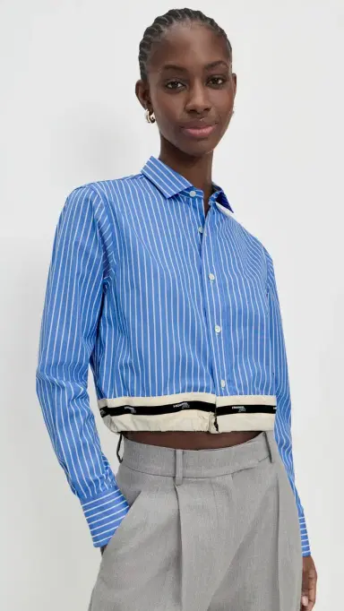 HOMMEGIRLS Belted hirt Classic tripe | Thumbnail 2