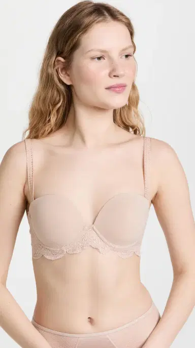 Simone Pérèle Karma Strapless Plunge Bra Peau Rose 32C | Thumbnail 2