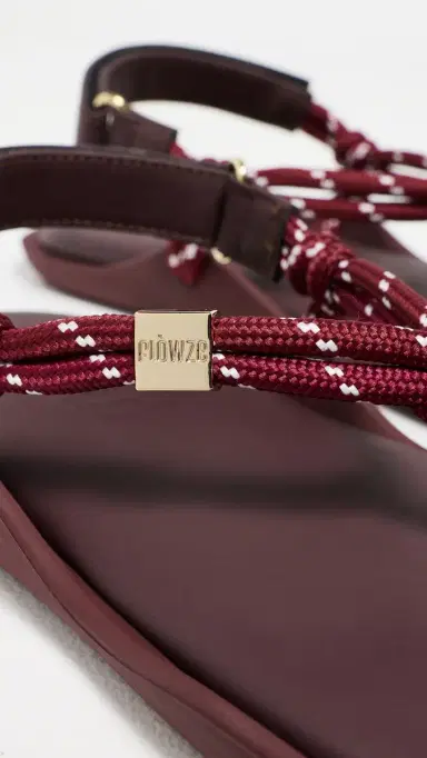 Flòwze Flo Monotone Sandals Bordeaux | Thumbnail 6