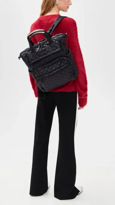 MZ Wallace Medium Utility Backpack Black One Size | Thumbnail 4 MZ Wallace Medium Utility Backpack Black One Size | Thumbnail 4