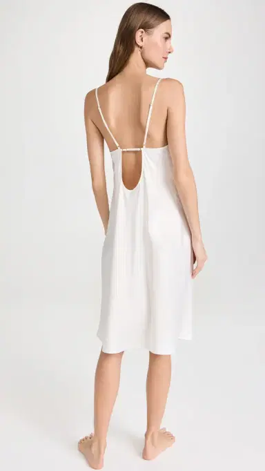 HONEYDEW Woven & Lace Chemise Ivory XL | Thumbnail 3