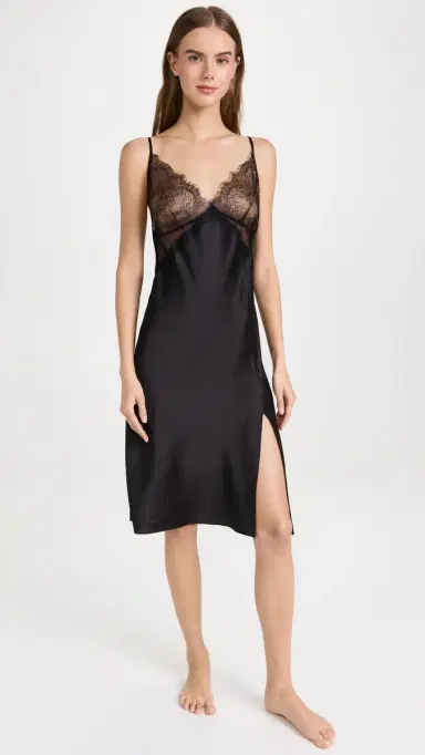 HONEYDEW Woven & Lace Chemise Black | Thumbnail 5 HONEYDEW Woven & Lace Chemise Black | Thumbnail 5