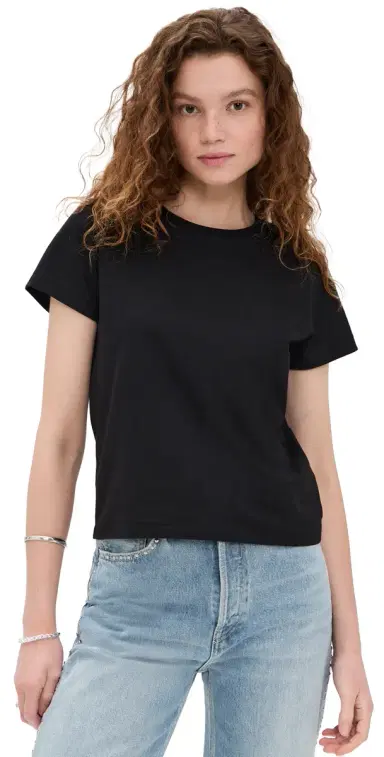 RE/DONE Classic Tee Black S | Thumbnail 1