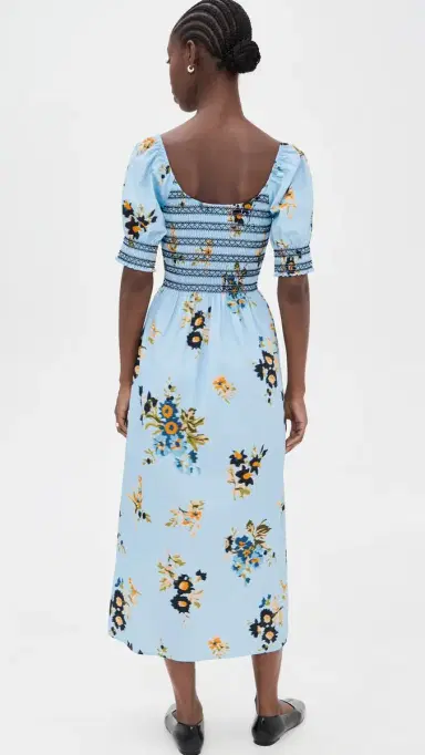 Hill House Home The Madeline Nap Dress English Daisy/Blue | Thumbnail 3 Hill House Home The Madeline Nap Dress English Daisy/Blue | Thumbnail 3