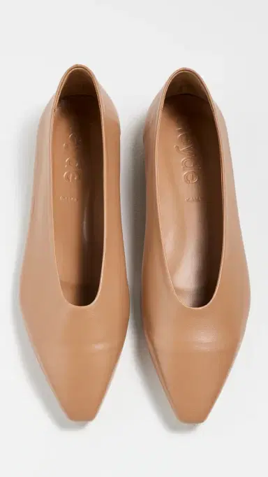 AEYDE Betty Nappa Leather Hazelnut Flats Hazelnut | Thumbnail 5
