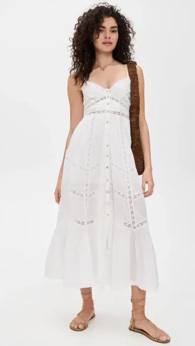 LoveShackFancy Esilda Dress True White 00 | Thumbnail 5 LoveShackFancy Esilda Dress True White 00 | Thumbnail 5