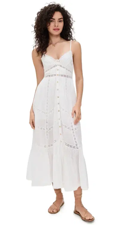 LoveShackFancy Esilda Dress True White 00 | Thumbnail 1 LoveShackFancy Esilda Dress True White 00 | Thumbnail 1