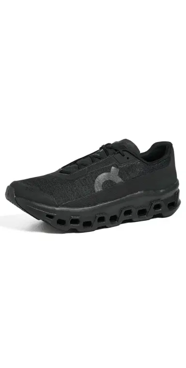 ON Cloudmonster Void Sneakers Black Black 9 | Thumbnail 1