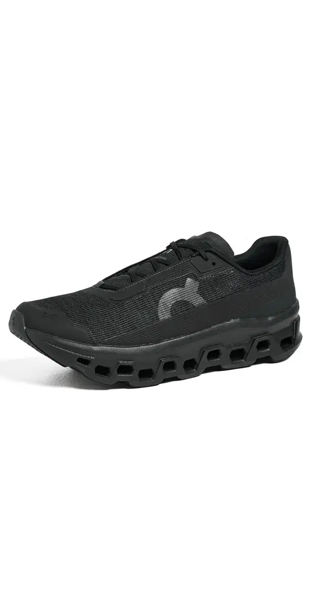 On Cloudmonster Void Sneakers Black Black