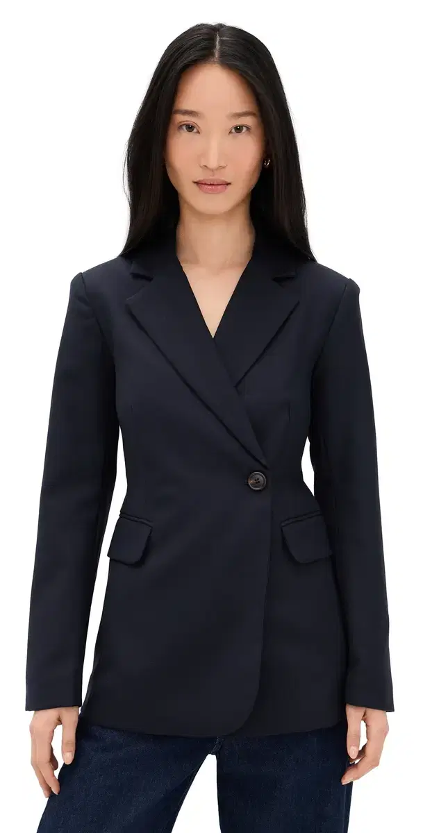 Joe's Jeans The Mecah Wrap Blazer Navy