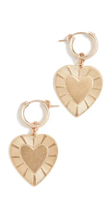 Brinker + Eliza The Best Is Yet To Come Huggie Earrings | Thumbnail 1 Brinker + Eliza The Best Is Yet To Come Huggie Earrings | Thumbnail 1