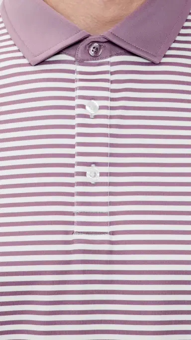Redvanly Striped Baker Polo Shirt Lilac | Thumbnail 6 Redvanly Striped Baker Polo Shirt Lilac | Thumbnail 6