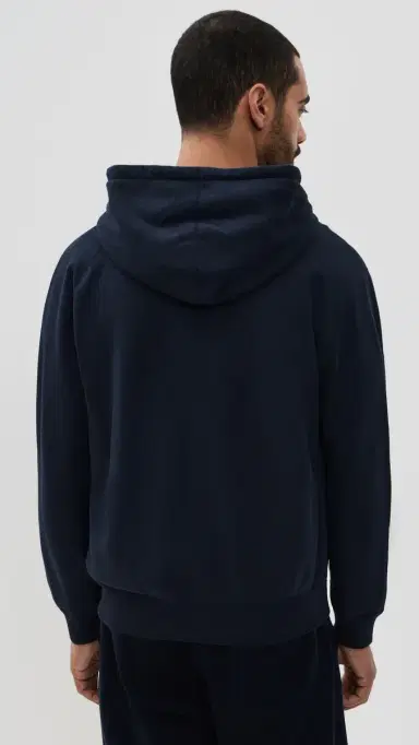 REIGNING CHAMP Mid-Weight Terry Standard Zip Hoodie Navy M | Thumbnail 3