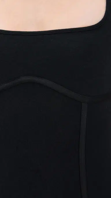 Fleur du Mal Cotton Scoop Neck Thong Bodysuit Black L | Thumbnail 6 Fleur du Mal Cotton Scoop Neck Thong Bodysuit Black L | Thumbnail 6