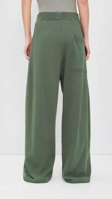 Tibi Petite Winslow Sweatpants Olive | Thumbnail 3