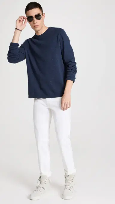 Frame Duo Fold Long Sleeve Crew | Thumbnail 5