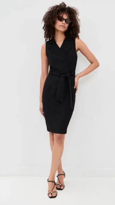 Black Halo Danica Sheath Dress Black | Thumbnail 5 Black Halo Danica Sheath Dress Black | Thumbnail 5
