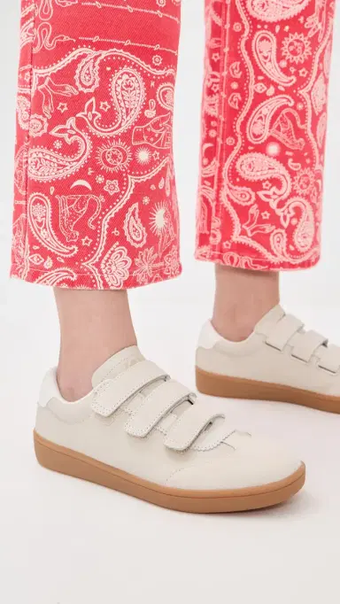 Keds Ace II Velcro Leather Sneakers Oatmeal | Thumbnail 3