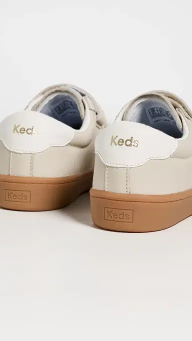 Keds Ace II Velcro Leather Sneakers Oatmeal | Thumbnail 4