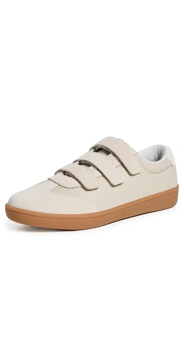 Keds Ace II Velcro Leather Sneakers Oatmeal