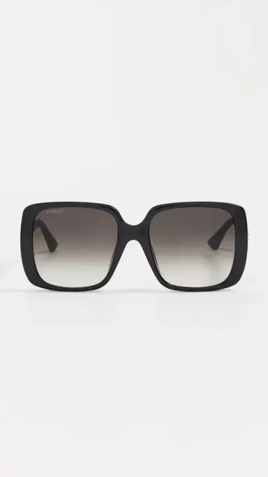 Gucci Square Sunglasses Black-Black-Grey | Thumbnail 2 Gucci Square Sunglasses Black-Black-Grey | Thumbnail 2