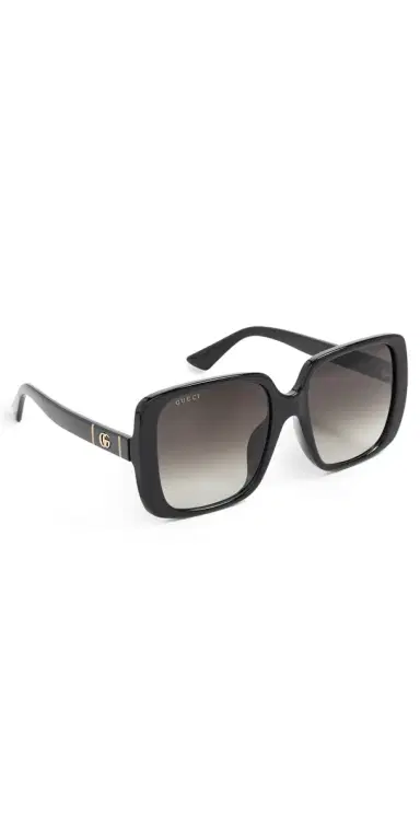Gucci Square Sunglasses Black-Black-Grey | Thumbnail 1 Gucci Square Sunglasses Black-Black-Grey | Thumbnail 1