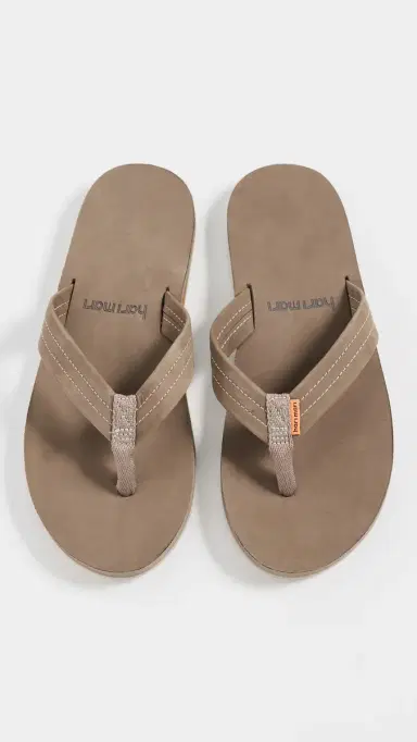 Hari Mari Fields Flip Flops Stone 8 | Thumbnail 4 Hari Mari Fields Flip Flops Stone 8 | Thumbnail 4