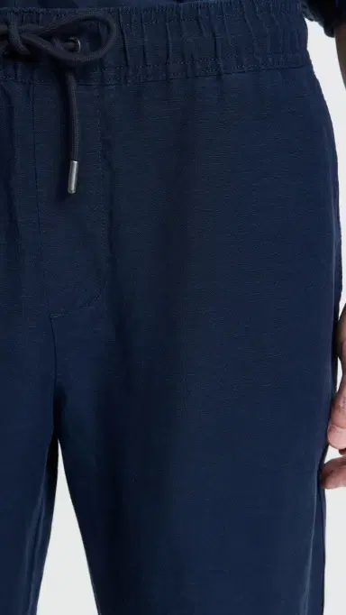 Onia Air Linen Pull-On Pants Deep Navy M | Thumbnail 6