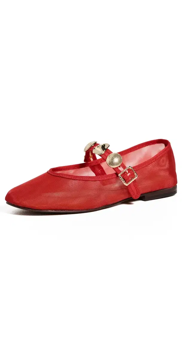 Relan Mesh Flats Chili
