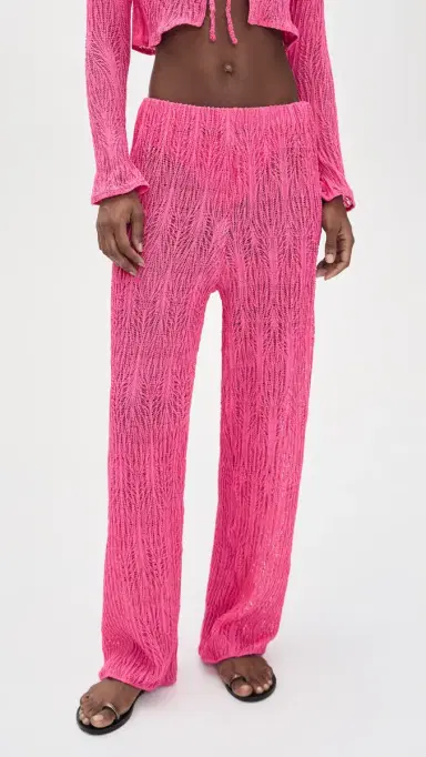 Peixoto Evy Pants Pink Weave | Thumbnail 2 Peixoto Evy Pants Pink Weave | Thumbnail 2
