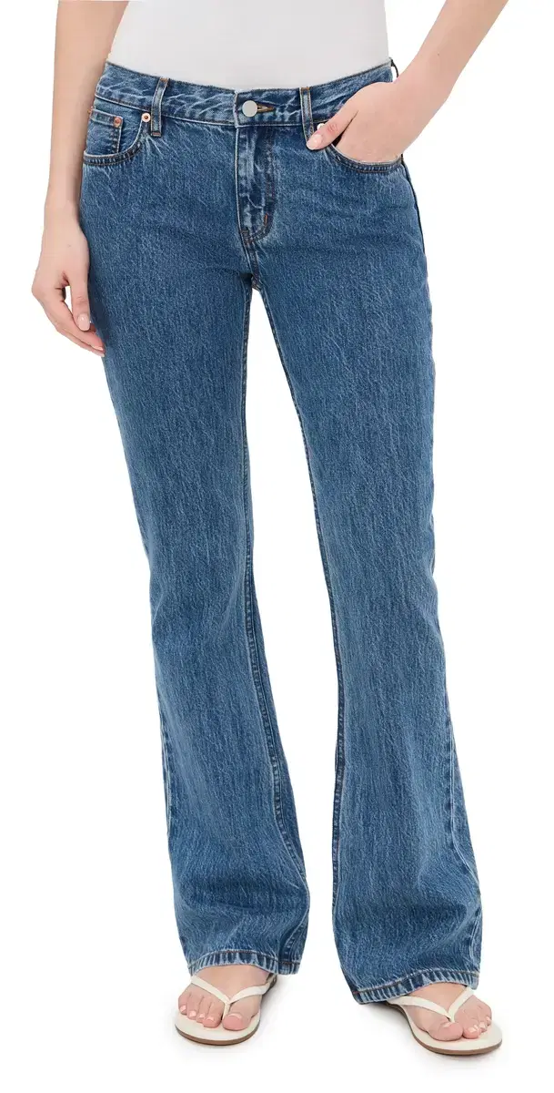 STILL HERE Tomorrow Low Rise Jeans Classic Blue