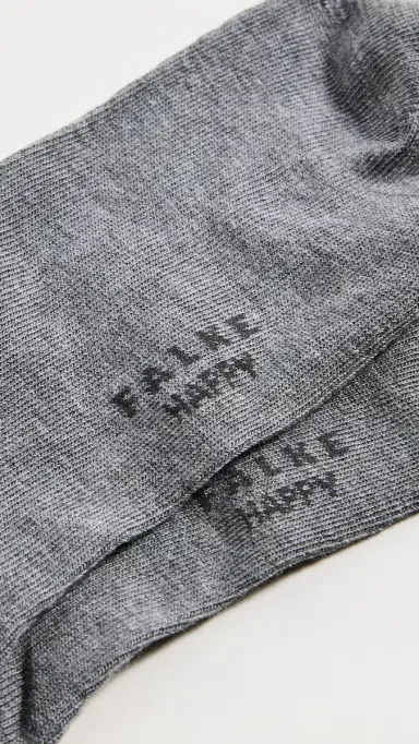 FALKE Happy Sneaker Sock 2 Pack Light Grey Melange 43-46 | Thumbnail 3