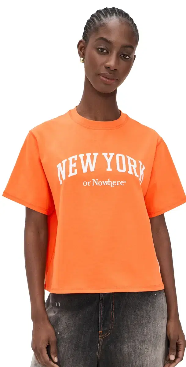 Knicks Alumni Relaxed T-hirt Orange Garment Dyed
